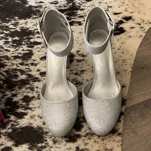 Silver heels